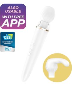SATISFYER - DOUBLE WANDER APP BLANCO