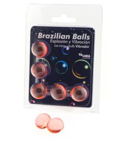 TALOKA - BRAZILIAN BALLS GEL EXCITANTE EFECTO VIBRACIÓN 5 BOLAS