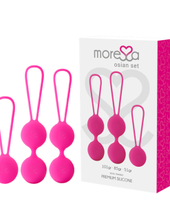MORESSA - OSIAN SET PREMIUM SILICONA ROSA (Osian One - 51 g  Osian Two - 101 g  Osian Three 85 g)