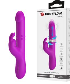 PRETTY LOVE - REESE VIBRADOR CON ROTACIÓN MORADO