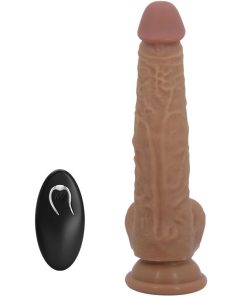 PRETTY LOVE - JONATHAN DILDO SILICONA 3 VIBRACIONES + 3 MEDIDAS INSERCIÓN CONTROL REMOTO 21 CM