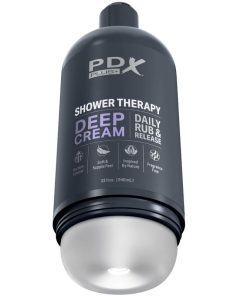 PDX PLUS - MASTURBADOR STROKER DISEÑO DISCRETO DE BOTE CHAMPU DEEP CREAM