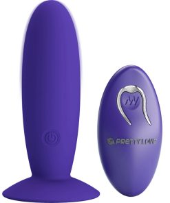 PRETTY LOVE - YOUTH PLUG ANAL VIBRADOR CONTROL REMOTO VIOLETA