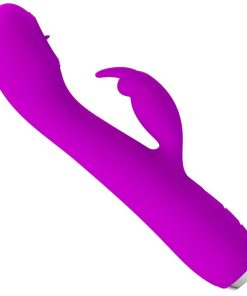 PRETTY LOVE - RACHEL VIBRADOR RECARGABLE CON ONDAS ESTIMULADORAS MORADO