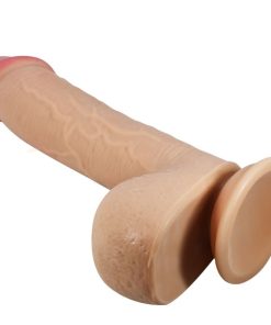 PRETTY LOVE - SLIDING SKIN SERIES DILDO REALÍSTICO CON VENTOSA PIEL DESLIZANTE NATURAL 23.4 CM