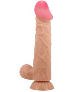 PRETTY LOVE - SLIDING SKIN SERIES DILDO REALÍSTICO CON VENTOSA PIEL DESLIZANTE 24 CM
