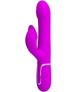 PRETTY LOVE - VIBRADOR RABBIT PERLAS VIOLETA