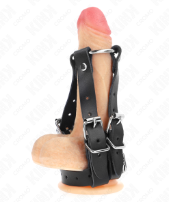 KINK - ANILLO PENE CON MÚLTIPLES CORREAS AJUSTABLE