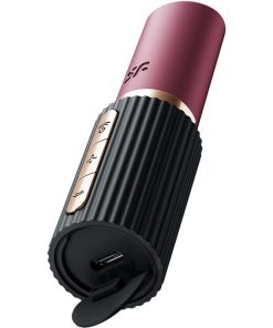 SATISFYER - PRO 2 KISS ESTIMULADOR CLÍTORIS POR ONDAS GRANATE / NEGRO