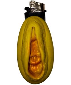 DIABLO PICANTE - MECHERO VAGINA DORADO