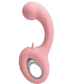 PRETTY LOVE - ERYNNYES VIBRADOR PUNTO G + ESTIMULADOR CLÍTORIS 10 VIBRACIONES ROSA