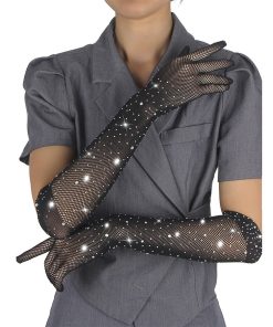 SUBBLIME - 957469 GUANTES TRANSPARENTES CON BRILLO NEGRO S/M