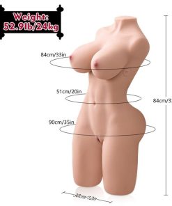 XISE - ERICA THRUSTING TORSO REALÍSTICO CON VIBRACIÓN FEMENINO 84 CM