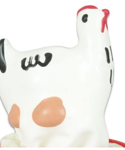 CONDOMERIE - PRESERVATIVO DECORATIVO PINTADO A MANO POLLO BLANCO