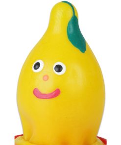 CONDOMERIE - PRESERVATIVO DECORATIVO PINTADO A MANO LIMÓN
