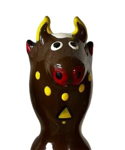 CONDOMERIE - PRESERVATIVO DECORATIVO PINTADO A MANO TORO NEGRO MODELO 2