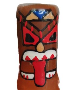 CONDOMERIE - PRESERVATIVO DECORATIVO PINTADO A MANO TÓTEM TIKI-01