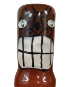 CONDOMERIE - PRESERVATIVO DECORATIVO PINTADO A MANO TOTEM TIKI-FRIKI-02