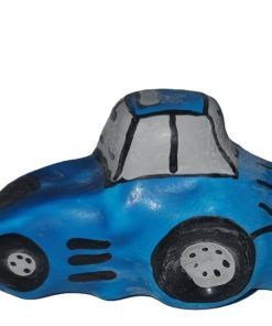 CONDOMERIE - PRESERVATIVO DECORATIVO PINTADO A MANO TRACTOR AZUL XL