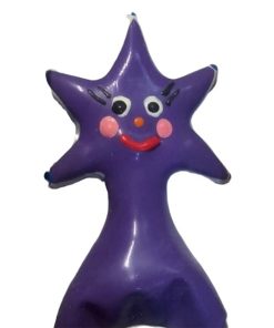 CONDOMERIE - PRESERVATIVO DECORATIVO PINTADO A MANO ESTRELLA FELIZ XL