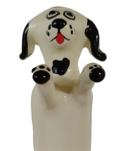 CONDOMERIE - PRESERVATIVO DECORATIVO PINTADO A MANO PERRO BLANCO FELIZ XL