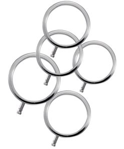 ELECTRASTIM - ELECTRARINGS ANILLOS METÁLICOS PARA EL PENE PACK 5