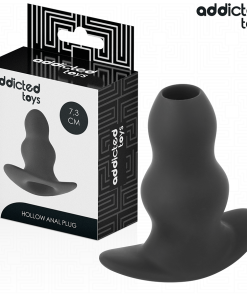 ADDICTED TOYS - PLUG ANAL HUECO SILICONA TALLA S 7,3 CM