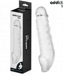 ADDICTED TOYS - FUNDA PARA EL PENE TRANSPARENTE TALLA S 23 CM