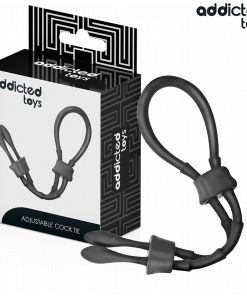 ADDICTED TOYS - CUERDA SILICONA AJUSTABLE PARA EL PENE