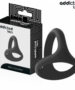 ADDICTED TOYS - ANILLO TRIPLE GRUESO PARA EL PENE