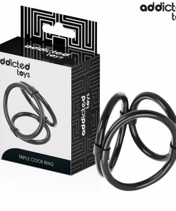 ADDICTED TOYS - ANILLO TRIPLE PARA EL PENE