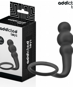 ADDICTED TOYS - PLUG ANAL CON ANILLO SILICONA MODELO 1