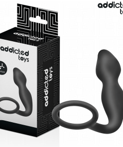 ADDICTED TOYS - PLUG ANAL CON ANILLO SILICONA MODELO 2