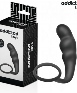 ADDICTED TOYS - PLUG ANAL CON ANILLO SILICONA MODELO 4