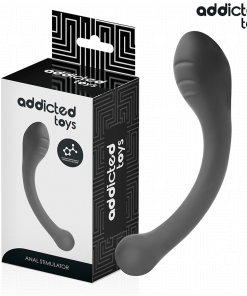 ADDICTED TOYS - ESTIMULADOR ANAL DOBLE SILICONA 18 CM