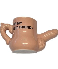 DIABLO PICANTE  IMÁN TAZA CERÁMICA CON PENE EN RELIEVE “FOR MY BEST FRIEND”