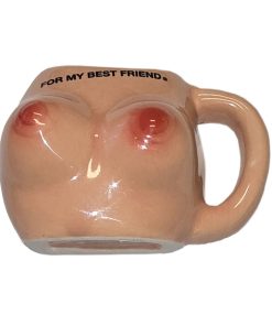 DIABLO PICANTE - IMÁN DE PECHOS EN TAZA CERÁMICA “FOR MY BEST FRIEND”