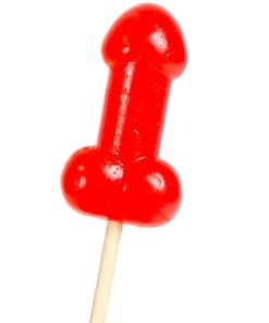 SECRETPLAY - PIRULETA PENE CARAMELO CEREZA CON EFECTO CALOR PICANTE
