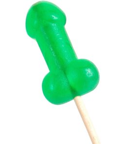 SECRETPLAY - PIRULETA PENE CARAMELO MENTA CON EFECTO FRÍO