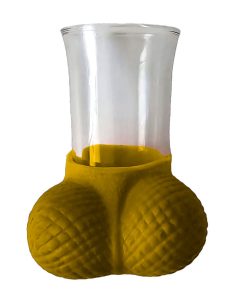 DIABLO PICANTE - VASO DE CHUPITOS DORADO