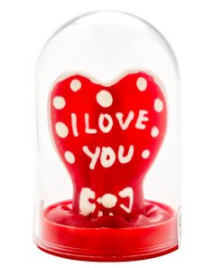 CONDOMERIE - PRESERVATIVO DECORATIVO PINTADO A MANO CORAZÓN - TE AMO MODELO 1