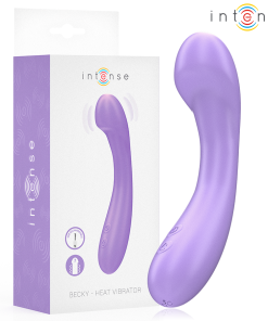 INTENSE - BECKY VIBRADOR 19 CM CALENTABLE 7 VIBRACIONES MORADO