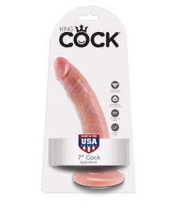 KING COCK - 7 PENE NATURAL 17.8 CM