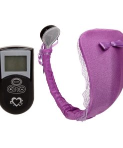 BAILE - TANGA CON VIBRADOR CON CONTROL REMOTO LILA