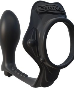 FANTASY C-RINGZ - ROCK HARD ANILLO POTENCIADOR CON PLUG ANAL
