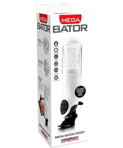 EXTREME TOYZ - PDX MEGA BATOR USB MASTURBADOR MASCULINO VAGINA BLANCO