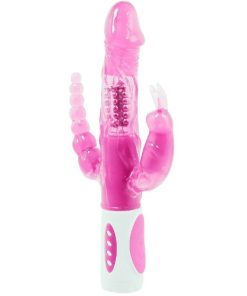 BAILE - PRETTY BUNNY TRIPLE VIBRADOR ROTADOR