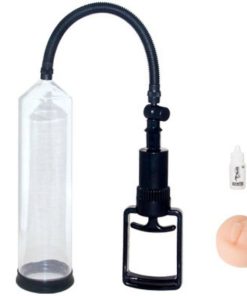 BAILE - BOMBA DE ERECCION TIRADOR Y BOQUILLA VAGINA 20 CM