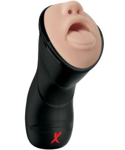 PDX ELITE - STROKER REALÍSTICO GARGANTA PROFUNDA CON VIBRACIÓN