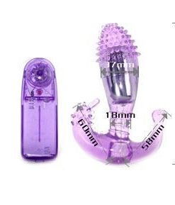 BAILE - ESTIMULADOR LILA VAGINAL Y ANAL CON VIBRACIÓN